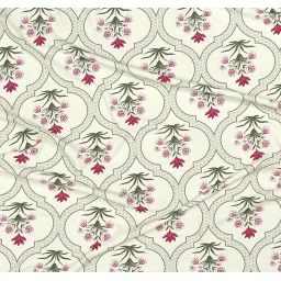 BSB HOME 100% Cotton Feel Double Bed Bedsheet Set | 180tc to 220tc Soft & Breathable with 2 Pillow Covers | Wrinkle Free | for Bedroom & Gifting (Color -Pista & Pink, 90 x 90 Inches) image 1