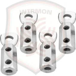 Wirmon Sports Gym Machine Wire Spunj Lock/Cable Attachment Equipment Gym Machine Spare Parts (Pack of 12) image 2