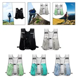 THE STYLE SUTRA Hydration Vest for Men Women Reflective Water Pack for Trail Race Marathoner Black image 3