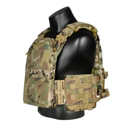 ULIONTAC Side Molle EDC Pouches for Backpack Waist Belt Attachment Surplus 1000D Nylon Compact Utility Water-Resistant Pouch 2 Pack(Multicamo) image 4