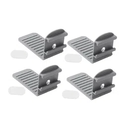 MERISHOPP 4 Pieces Bed Sheet Holder Clips Mattress Bed Sheet Corner Fasteners for Home Gray image 3