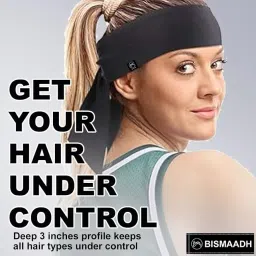 bismaadh Head Tie Headbands for Women Men Tennis Sports Running Athletic Bandana Karate Non Slip Sweatbands Exercise Hair Wrap Bands Moisture Wicking Headwear Stretchy Hairbands Yoga Workout Cycling image 3