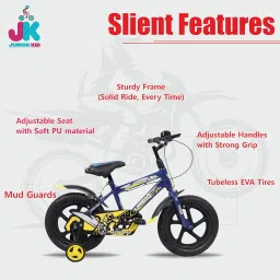 BMX 14 Inch Kids Cycle with Side Wheels Ideal for 2 to 5 Years Boys and Girls Bicycle for Children image 2