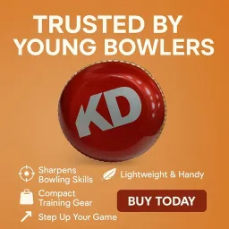 KNK Disc Training Bowling Leather Cricket Ball | Seam Grip Practice Tool | Durable Leather Construction | Cricket Training Aid for Bowlers image 1