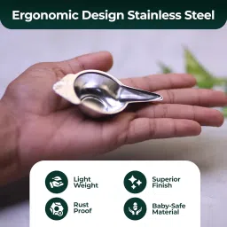 MARU Paladai for Baby Feeding Set of 2-20ml Each, New Born Baby Essentials - Multiple Uses as Milk Feeder, Medicine Dropper & Feeding Spoon - Perfect for Newborns and Babies Age 6 to 12 Months image 3