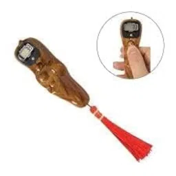 TheMujtaba Digital Tasbeeh Hand Tally Counter Finger Ring Digital Counting Machine Counter Tasbeeh & Jaap mala for Counting Purpose with LED (Pack of 1) (Wood Brown) image 4