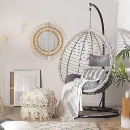 Hammock Chair Stand (Stand Only)||Iron Outdoor/Indoor Hammock/Jhula/Hammocks Stand|| Standard Size(Black Curve)(Hammock Iron Stand) image 3