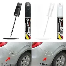 ACUDY Universal 2-in-1 Car Scratch Remover Pen | Black Touch Up Paint for Cars | Deep Scratch Repair & Quick Paint Fix | Automotive Scratch Repair Tool for All Car Brands (White) image 5