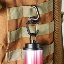 MERISHOPP 10Pcs Swivel S Hooks Portable Lobster Clasps for Backpacking Camping Outdoor 3.8cmx1.7cm image 1