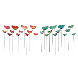 24 Pieces Garden Yard Planter Butterfly Stakes Lawn Decor Ornament Art Decor |24 Pieces of Butterfly Stakes image 4