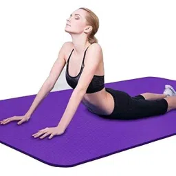 6mm Anti Skid Yoga Mat for Men & Women| Qnty.-1 Pcs.| (6mm),Ethylene Vinyl Acetate (Purple) image 2
