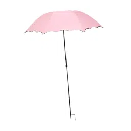 MERISHOPP Plant Umbrella Upgraded Garden Shade Cover for Flower Pot Vegetables Fishing Pink image 4