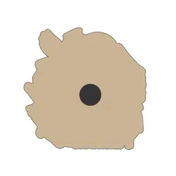 Hello Miniworld Arunachal Pradesh Fridge Magnet – Sparkle Effect Print with Matte Lamination | 6mm MDF Backing & Round Magnet | Land of The Rising Sun Souvenir image 1