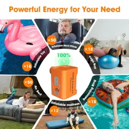 Aerogogo Pump 5.0 Portable air Pump with 3600mAH Battery 5kPa Air Pump for Inflatables Rechargeable Pump image 4