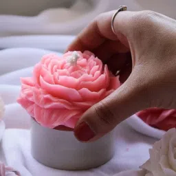 Peony Mould for Candle Making Flower Shape Mold Handmade Soap Moulds Resin Art and Crafts Chocolate Molds Medium Size image 5