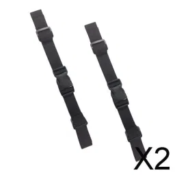 bnf Bnf® 2X 2 Pieces Adjustable Backpack Chest Belt Nylon Anti-Skid Chest Strap Black|Sporting Goods | Winter Sports | Accessories | Bags & Backpacks image 1