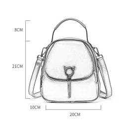 club bollywood Meadawgs® Women Mini Backpack PU Leather Small Crossbody Bag for Travel Outdoor Summer Black|Clothing, Shoes & Accessories | Womens Handbags & Bags|1 Mini Backpack image 2