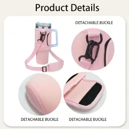 ZIBUYU® Stanley Cup Water Bottle Carrier Bag with Shoulder image 2