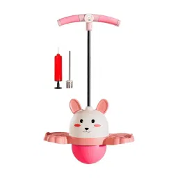 Enakshi (LABEL) Creations Pogo Ball with Handle Pogo Stick for Exercise Balance Ability Indoor Fitness Pink image 4