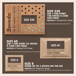 Boveda 69% Two-Way Humidity Control Packs For Plastic, Wood Containers & Zip Lock Bags – Size 60 – 4 Pack – Moisture Absorbers – Humidifier Packs – Hydration Packets in Resealable Bag image 5