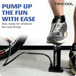 TEKCOOL Bicycle and Bike Foot Balloon Pump Machine for Balloon High Pressure Cycle Air Pump for Bicycle, Football Pump, Pump for Cycle Tyre image 4