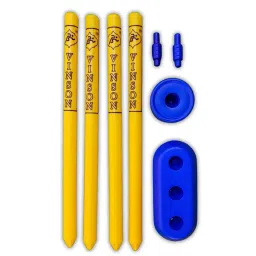 Junior Cricket Stumps Set - 22 Inches | Durable and Sturdy Cricket Wicket Set with Extra Bowling Wicket | for Indoor and Outdoor Cricket Practice | for Small Kids Age Group 3 to 8 Years Old image 5
