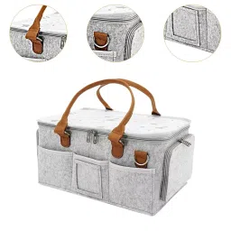 ecomistiq ECOMISTIQ® Diaper Tote Bag Nappy Bag for Outdoor Activities Travel Shopping|Baby | Strollers & Accessories | Stroller Accessories image 5