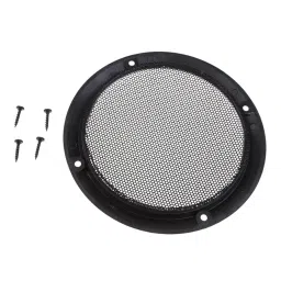 5 Inch Speaker Grills Cover Case with 4 Pcs Screws for Speaker Mounting Home Audio DIY -153Mm Outer Diameter Gold image 4