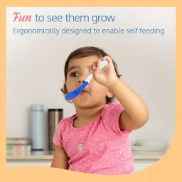 LuvLap Heat Sensitive Baby Feeding Spoon Set of 4, Bpa Free,Food Grade Heat Sensitive Silicone Spoons Self Feeding Utensil, Baby Weaning Spoon for Kids, 3 Months+ (Multicolor), 140 Millimeter image 1