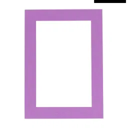 5x7 Mat for 4x6 Photo - Precut Dark Purple Picture Matboard for Frames Measuring 5 x 7 Inches - Bevel Cut Matte to Display Art Measuring 4 x 6 Inches - Acid Free ONE MAT image 1