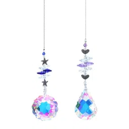 BNF®Crystal Suncatcher Window Pendant Fengshui Rainbow Maker Glass Hanging A|Home & Garden | Home Decor| Suncatchers & Mobiles image 4