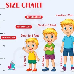 BMX 14 Inch Kids Cycle with Side Wheels Ideal for 2 to 5 Years Boys and Girls Bicycle for Children image 5