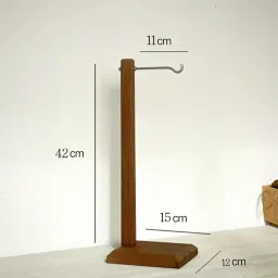 ECOMISTIQ® Wind Chime Stand Wood Pendant Display Stand for Countertop Dinner Table Home Brown|Home & Garden | Yard, Garden & Outdoor Living | Garden Décor| Wind Chimes image 2