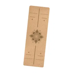 Meadawgs® Cork Yoga Mat Skipping Mat Jump Rope Mat Fitness Mat for Stretching Hot Yoga Style B|Sporting Goods | Fitness, Running & Yoga |1 Yoga Mat image 3