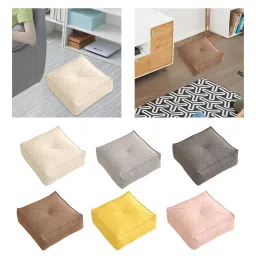 MERISHOPP®Floor Cushion Futon Thick Meditation Floor Pillow for Yoga Sofa Tea Ceremony Khaki|Home & Garden | Yard, Garden & Outdoor Living | Patio & Garden Furniture |1 Floor Pillow image 3