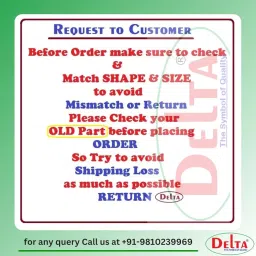 DELTA® Gas Stove Replacement Parts | Non Stick Enamel Coated O Ring for (1 Small 70 MM + 2 Big 80 MM) Suitable for PRESTIGE BUTTERFLY SUNFLAME LIFELONG GLEN SUNSHINE Manual Ignition Gas Stove image 4