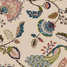 Luxurious Glace Cotton Duvet Cover, Comforter Cover, Rajai Cover, Blanket Cover,Quilt Cover King Size 90"x100" inches- Beige Anokhi image 4