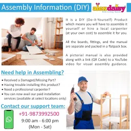 Alex Daisy Norway Kids Table & Chair Set for 3-12 Years - (Blue) Engineered Wood, 65 x 54 x 64 Centimeters image 5