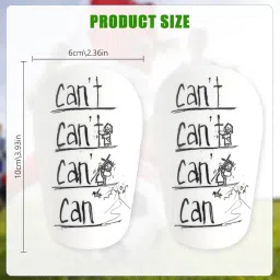 Proberos® Mini Shin Guards Inspiring Shin Guard Lightweight Anti-impact Shin Guard Plastic EVA Cushioning Shin Guards Football Player Sport Shin Guards, 5x8cm image 1