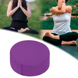 SECRET DESIRE™ Meditation Cushion with Handle Round Floor Cushion for Indoor Home Men Women Violet image 5