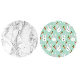 MERISHOPP® 2Pcs 120cm 48" Waterproof Non-Slip Round Table Cover Table Cloth Decor|Home & Garden | Kitchen, Dining & Bar | Linens & Textiles | Tablecloths image 3