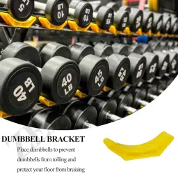 ZEALZONE Dumbbell Saddles Replacement Spare Part Dumbbell Holder Brackets for Dumbbell Gym Rack Stand (40 Pcs) image 4