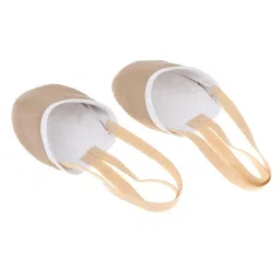 atorse Women Girls Rhythmic Gymnastics Ballet Dance Leather Half Sole Toe Shoes 4X image 1