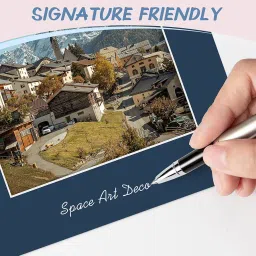 Space Art Deco, 10 Pack Picture Frame Mats, 11x14 Dignity Blue Mattes with Core Bevel Cut 7.5x9.5 Opening for 8x10 Pictures, Acid Free Photo Matting for Artwork image 3