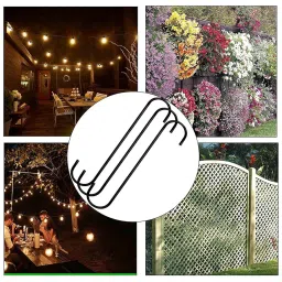 Plantex S Hooks for Hanging Heavy Duty/Plants/Pots/Tree Branch/Bird Feeder - Extension Hook for Hanging Plant for Indoor/Outdoor Uses - S Hook (Pack of 10) image 4