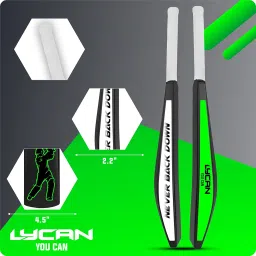 Lycan Cricket bat - Plastic Tennis Cricket Bat for Mens Heavy Plastic Cricket Bats - Full Size - Long Handle (Xcalibur) image 3