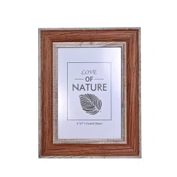 Cortina Wooden Standing Rotating 1 Photo Frame Picture | Vertical Photo Frame | Desktop Tabletop Stand For Memories | Home Decor Office Desk Table Decoration - 4X6 Inches - Brown image 5