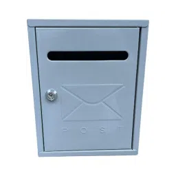 MERISHOPP Locking Wall Mailbox Outdoor Mail Box Heavy Duty Weatherproof for Mailings|Home & Garden image 3
