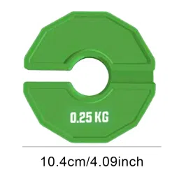 MERISHOPP® 2 Pieces Weight Plate Small Change Plate for Micro Loading Standard Barbells 104mm Green | Sporting Goods | Fitness Running & Yoga | Strength Training | Weight Plates image 1