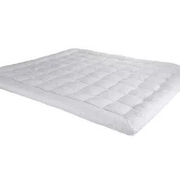 Kuber Industries Soft Microfibre 500 GSM Mattress Padding/Topper for Comfortable Sleep -White -6ft x 5ft - Queen (72x60inch) image 3